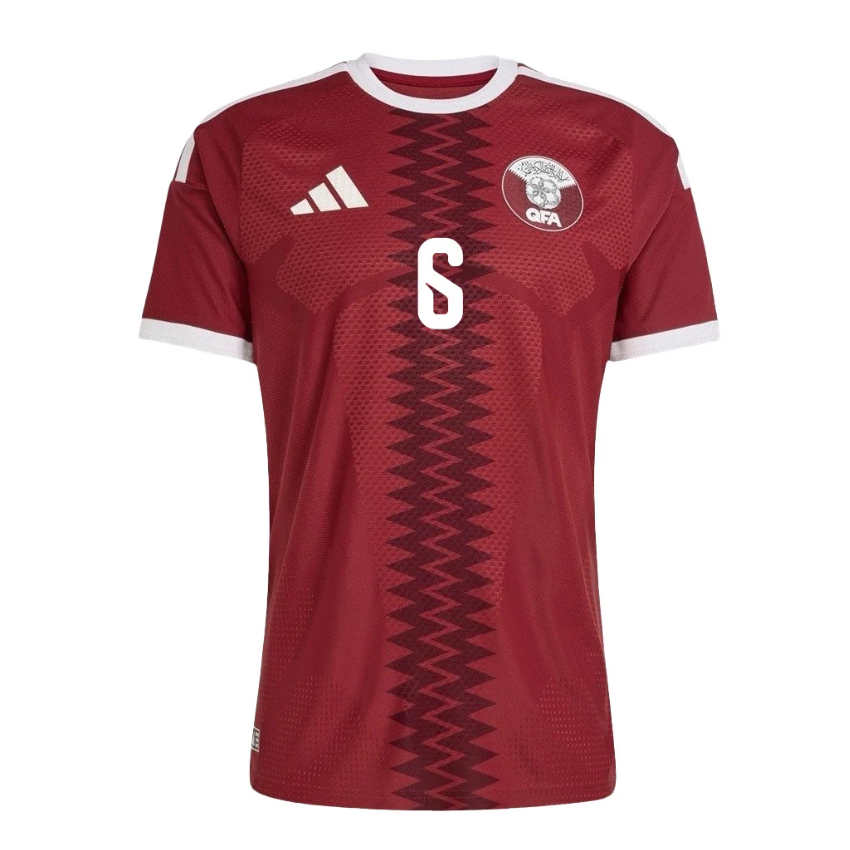 Futbalový Dres Katar MS 2026 Domáci Abdulaziz Hatem 6 Pánsky 2 Futbalový Dres Katar MS 2026 Domáci Abdulaziz Hatem 6 Pánsky-1