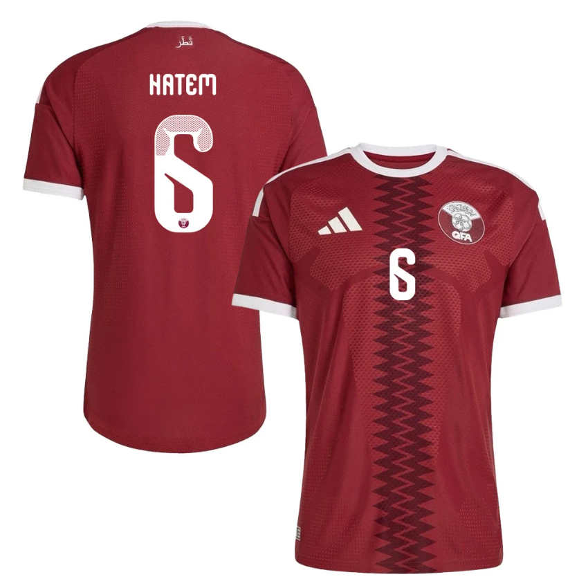 Futbalový Dres Katar MS 2026 Domáci Abdulaziz Hatem 6 Pánsky 3 Futbalový Dres Katar MS 2026 Domáci Abdulaziz Hatem 6 Pánsky-2