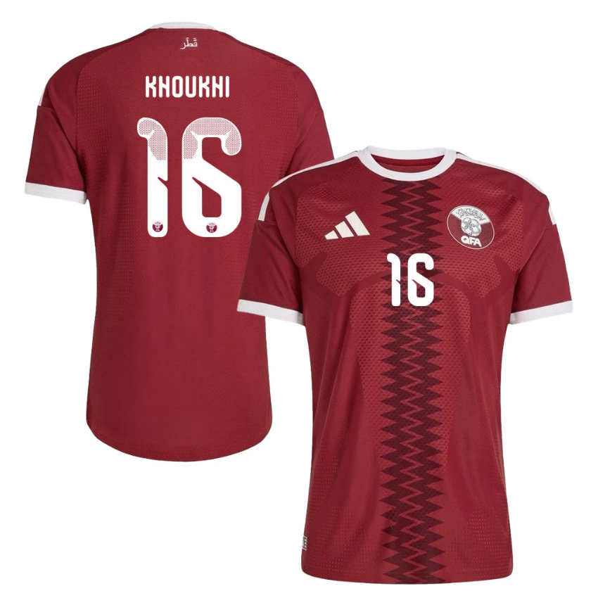 Futbalový Dres Katar MS 2026 Domáci Boualem Khoukhi 16 Pánsky 3 Futbalový Dres Katar MS 2026 Domáci Boualem Khoukhi 16 Pánsky-2