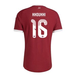 Futbalový Dres Katar MS 2026 Domáci Boualem Khoukhi 16 Pánsky