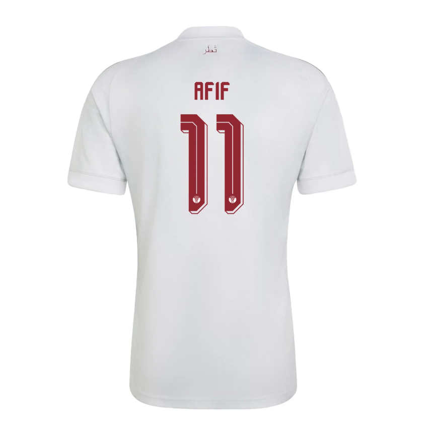 Futbalový Dres Katar MS 2026 Preč Akram Afif 11 Pánsky 1 Futbalový Dres Katar MS 2026 Preč Akram Afif 11 Pánsky