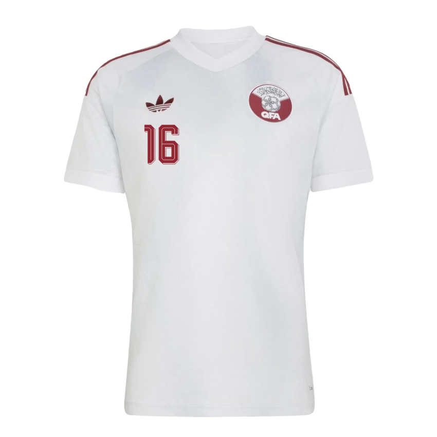 Futbalový Dres Katar MS 2026 Preč Boualem Khoukhi 16 Pánsky 2 Futbalový Dres Katar MS 2026 Preč Boualem Khoukhi 16 Pánsky-1