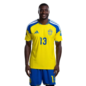 Pánsky Futbalový Dres Komplet Švédsko MS 2026 Domáci Ken Sema 13