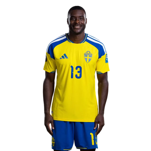 Pánsky Futbalový Dres Komplet Švédsko MS 2026 Domáci Ken Sema 13 1 Pánsky Futbalový Dres Komplet Švédsko MS 2026 Domáci Ken Sema 13