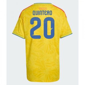 Kolumbia Domáci MS 2026 Juan Fernando Quintero #20 Ženy Futbalový Dres