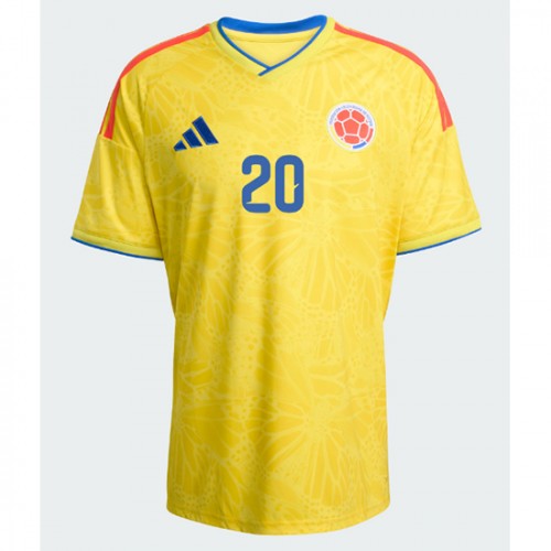 Futbalové dresy Kolumbia Domáci MS 2026 Juan Fernando Quintero #20 2 Futbalové dresy Kolumbia Domáci MS 2026 Juan Fernando Quintero #20 – Obrázok 2