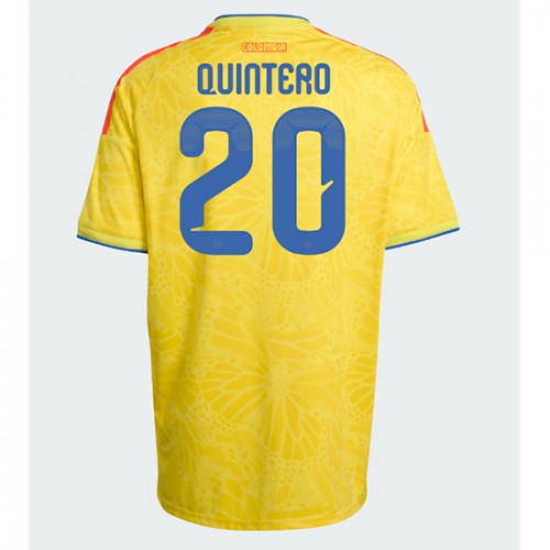 Futbalové dresy Kolumbia Domáci MS 2026 Juan Fernando Quintero #20 1 Futbalové dresy Kolumbia Domáci MS 2026 Juan Fernando Quintero #20