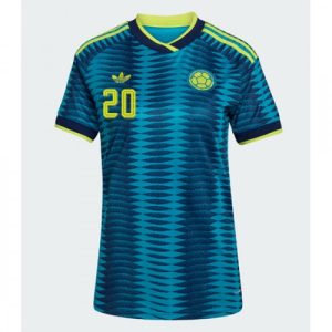 Kolumbia Vonkajší MS 2026 Juan Fernando Quintero #20 Ženy Futbalový Dres