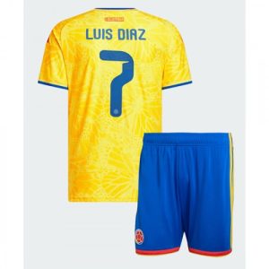 Detský Futbalový set Kolumbia Domáci MS 2026 Luis Diaz #7