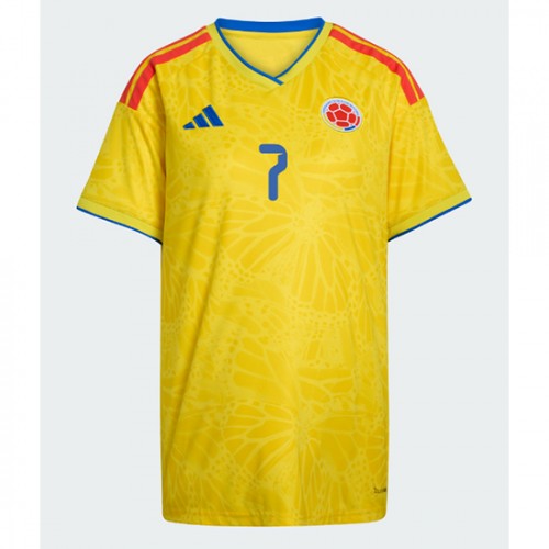 Kolumbia Domáci MS 2026 Luis Diaz #7 Ženy Futbalový Dres 2 Kolumbia Domáci MS 2026 Luis Diaz #7 Ženy Futbalový Dres – Obrázok 2