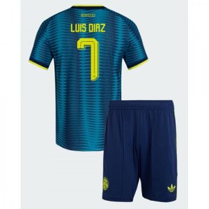 Detský Futbalový set Kolumbia Luis Diaz #7 Vonkajší MS 2026