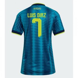 Kolumbia Vonkajší MS 2026 Luis Diaz #7 Ženy Futbalový Dres