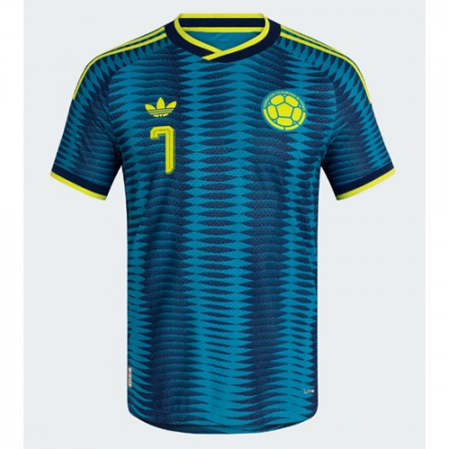 Futbalové dresy Kolumbia Luis Diaz #7 Vonkajší MS 2026 2 Futbalové dresy Kolumbia Luis Diaz #7 Vonkajší MS 2026 – Obrázok 2