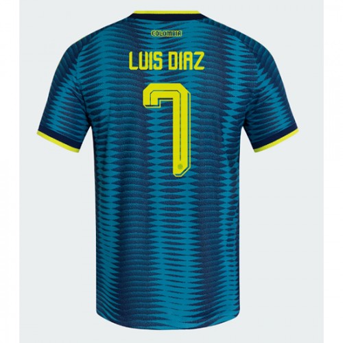 Futbalové dresy Kolumbia Luis Diaz #7 Vonkajší MS 2026 1 Futbalové dresy Kolumbia Luis Diaz #7 Vonkajší MS 2026