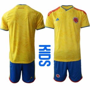 Fußball-Set Trikot Kolumbien WM 2026 Heim Kinder