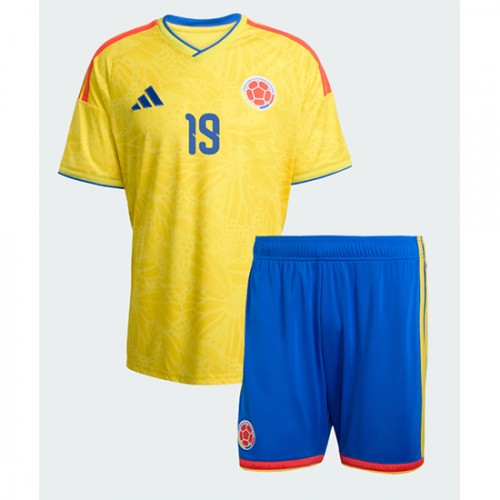 Detský Futbalový set Kolumbia Domáci MS 2026 Rafael Santos Borre #19 2 Detský Futbalový set Kolumbia Domáci MS 2026 Rafael Santos Borre #19