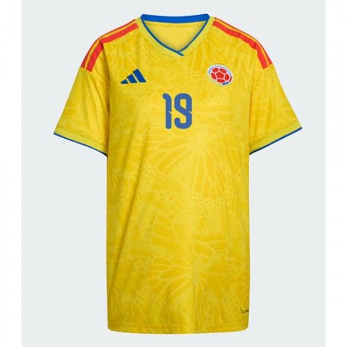 Kolumbia Domáci MS 2026 Rafael Santos Borre #19 Ženy Futbalový Dres 2 Kolumbia Domáci MS 2026 Rafael Santos Borre #19 Ženy Futbalový Dres – Obrázok 2
