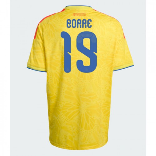 Futbalové dresy Kolumbia Domáci MS 2026 Rafael Santos Borre #19 1 Futbalové dresy Kolumbia Domáci MS 2026 Rafael Santos Borre #19