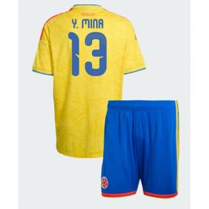 Detský Futbalový set Kolumbia Domáci MS 2026 Yerry Mina #13