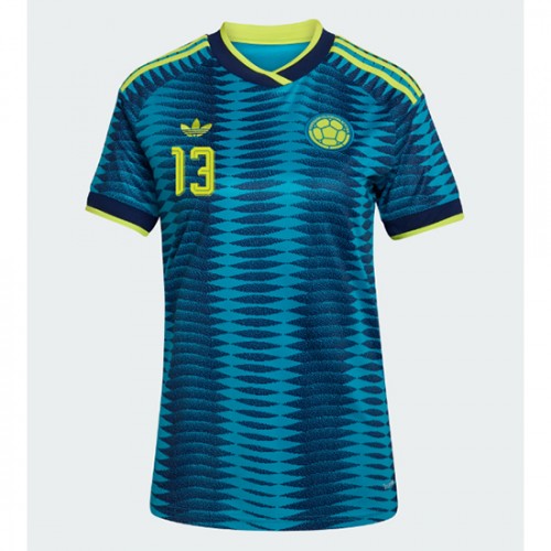 Kolumbia Vonkajší MS 2026 Yerry Mina #13 Ženy Futbalový Dres 2 Kolumbia Vonkajší MS 2026 Yerry Mina #13 Ženy Futbalový Dres – Obrázok 2