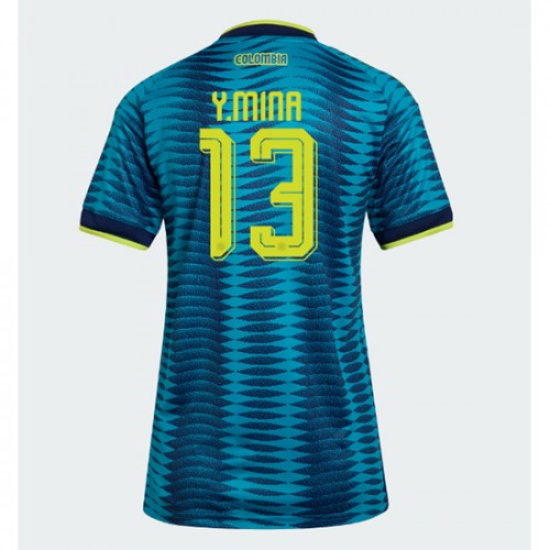 Kolumbia Vonkajší MS 2026 Yerry Mina #13 Ženy Futbalový Dres 1 Kolumbia Vonkajší MS 2026 Yerry Mina #13 Ženy Futbalový Dres