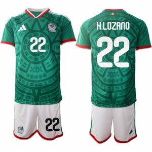 Voetbalshirt Mexico Thuis WK 2026 – Herenset Hirving Lozano 22