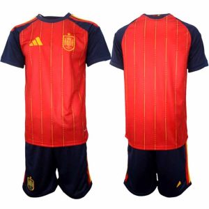 Fußball-Komplettset Spanien WM 2026 – Herren-Trikots + Shorts