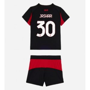 Futbalovy dres detsky Komplet AC Milan Ardon Jashari #30 2025-26 Domáci