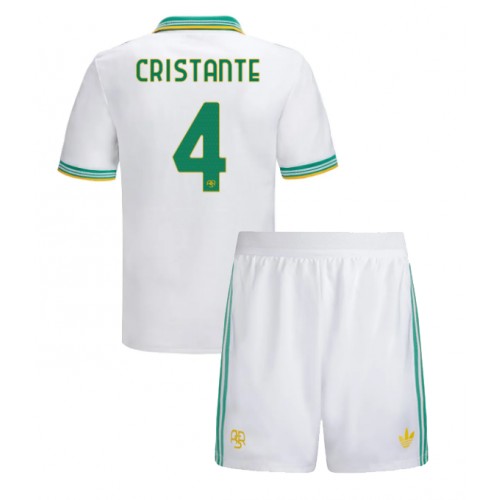 Detský Futbalový dres AS Roma Bryan Cristante #4 2025-26 Tretina Komplet 1 Detský Futbalový dres AS Roma Bryan Cristante #4 2025-26 Tretina Komplet