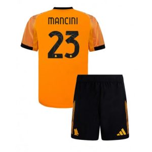Detský Futbalový dres AS Roma Gianluca Mancini #23 2025-26 Preč Komplet