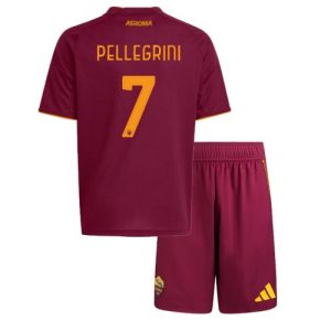 Detský Futbalový dres AS Roma Lorenzo Pellegrini #7 2025-26 Domáci Komplet