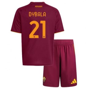 Detský Futbalový dres AS Roma Paulo Dybala #21 2025-26 Domáci Komplet