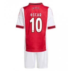 Detský futbalový komplet Ajax Oscar Gloukh #10 2025-26 Domáci