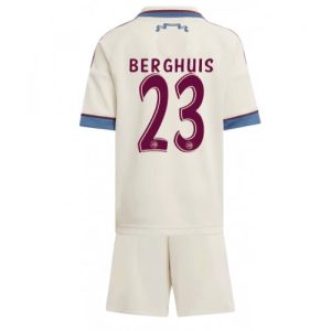 Detský futbalový komplet Ajax Steven Berghuis #23 2025-26 Tretina