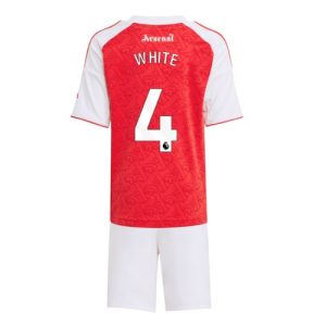 Futbalove Dresy Detske Arsenal Ben White #4 2025-26 Domáci Komplety