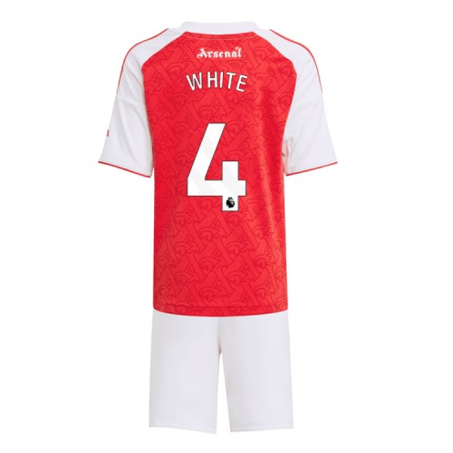 Kinder-Fußballtrikot Arsenal Ben White #4 2025-26 Heimsets Kinder-Fußballtrikot Arsenal Ben White #4 2025-26 Heimsets
