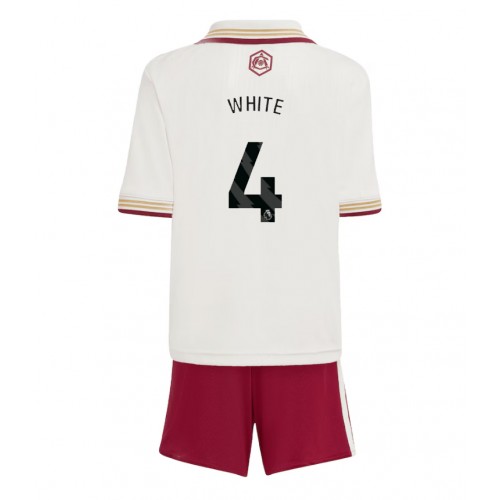 Fussballtrikots Kinder Arsenal Ben White #4 2025-26 Drittel Komplety 1 Fußballtrikots Kinder Arsenal Ben White #4 2025-26 Vierteltrikot Komplett