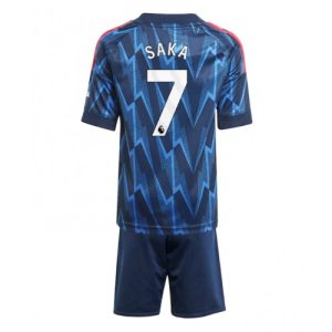 Fußballtrikots Kinder Arsenal Bukayo Saka #7 2025-26 Komplettsets