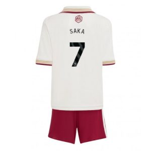 Kinder-Fußballtrikot Arsenal Bukayo Saka #7 2025-26 Drittel Sets
