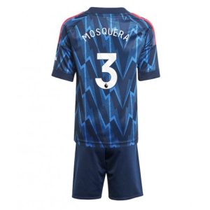 Kinder-Fußballtrikot Arsenal Cristhian Mosquera #3 2025-26 Auswärtssets