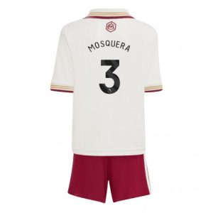 Kinder-Fußballtrikot Arsenal Cristhian Mosquera #3 2025-26 Drittelsets