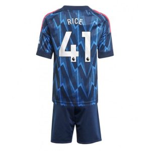 Kinder-Fußballtrikot Arsenal Declan Rice #41 2025-26 Auswärtssets