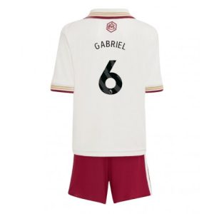 Voetbaltraining Dres Detske Arsenal Gabriel Magalhaes #6 2025-26 Tretina Komplety