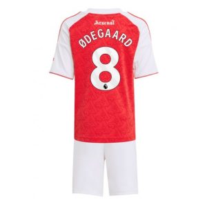 Voetbalshirts Kind Arsenal Martin Odegaard #8 2025-26 Thuis Sets
