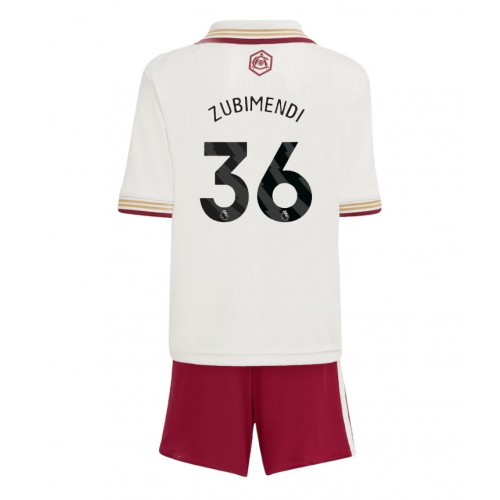 Kinder-Fußballtrikot Arsenal Martin Zubimendi #36 2025-26 Drittel Komplettsets 1 Kinder-Fußballtrikot Arsenal Martin Zubimendi #36 2025-26 Drittelsets