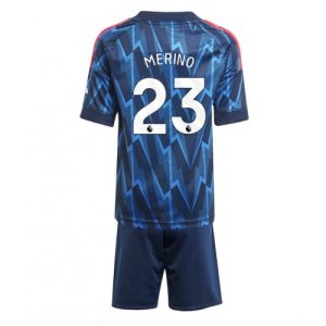 Kinder-Fußballtrikot Arsenal Mikel Merino #23 2025-26 Auswärtssets