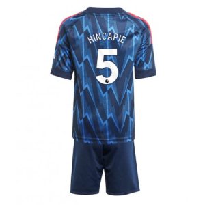 Kinder-Fußballtrikot Arsenal Piero Hincapie #5 2025-26 Auswärtssets