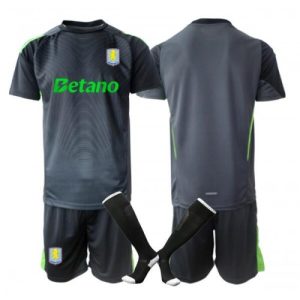 Detský Futbalový dres Aston Villa Brankarsky 2025-26 Domáci Komplet