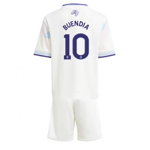 Futbalový dres pre deti Komplet Aston Villa Emiliano Buendia #10 2025-26 Tretina 1 Futbalový dres pre deti Komplet Aston Villa Emiliano Buendia #10 2025-26 Tretina