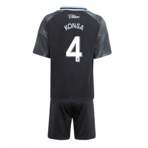 Futbalový dres pre deti Komplet Aston Villa Ezri Konsa #4 2025-26 Preč